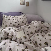 Purple Grape Vine Vintage Aesthetic Bedding Set